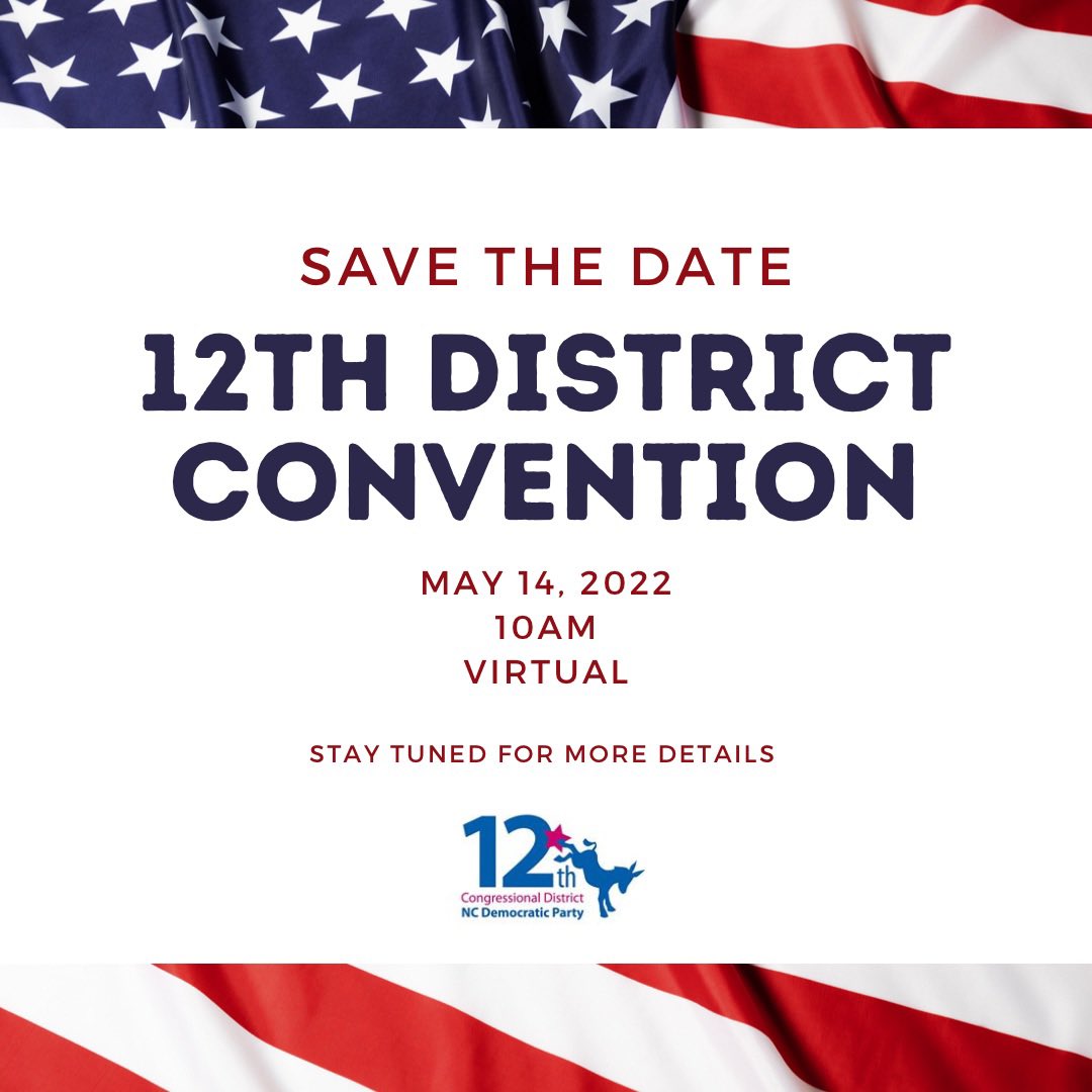 NC12thCD's tweet photo. Save the date! Get ready! https://t.co/3zKCemASJs
