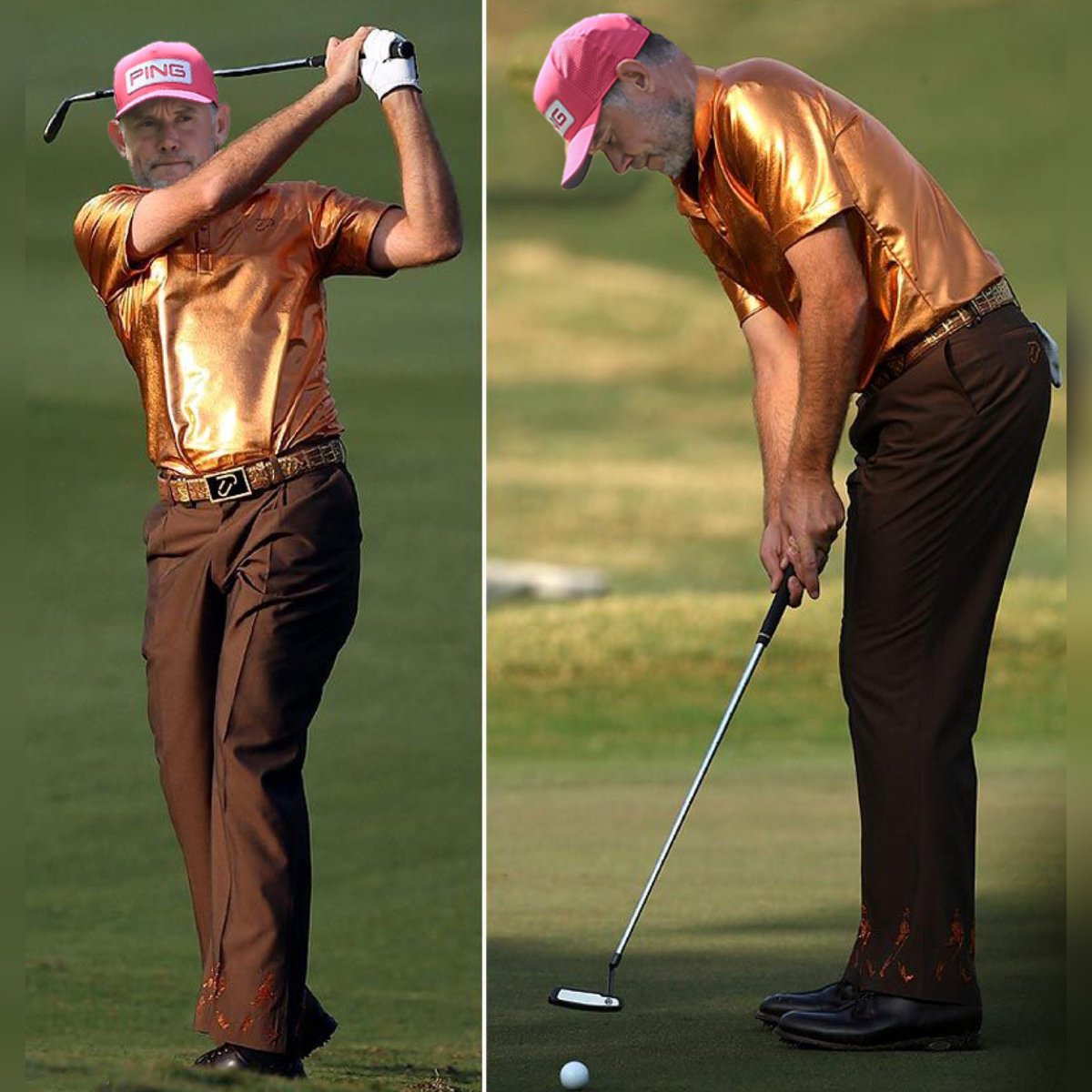 10k likes and <a href="/IanJamesPoulter/">Ian Poulter</a> will let me borrow his outfit for todays round 🕺🏽