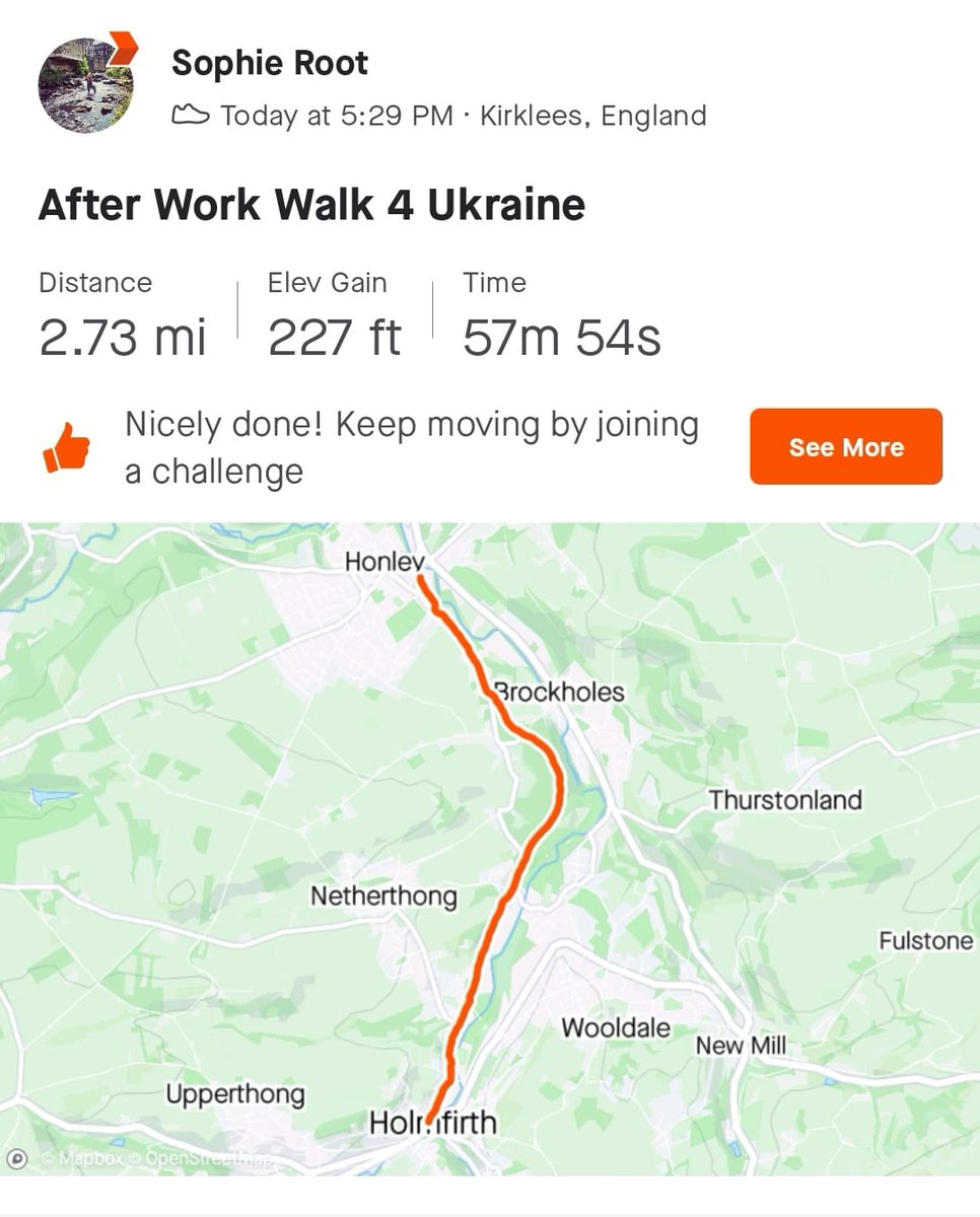 SocialProgress's tweet photo. Last night, #TeamSoPro finally took part in #Run4Ukraine, a challenge to run or walk 4k to raise money to help the people of Ukraine.
We were very pleased to find that 4k took us right about to @obriensbottles where we stopped for a tipple & a quiz!
#Ukraine #Honley #Holmfirth https://t.co/mOsBPcO2eU