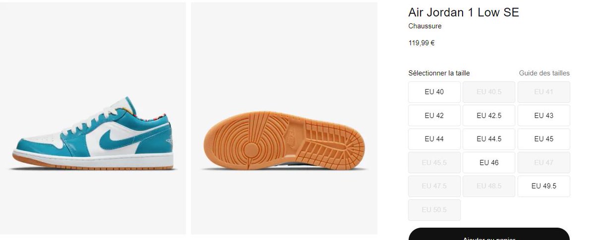 more_sneakers's tweet photo. EU ONLY : RESTOCK on Nike EU
Air Jordan 1 Low SE 'Barcelona Cyber Teal'
FR:https://t.co/vLAFVLJLX5
UK:https://t.co/S6inlAfdSr
DE:https://t.co/QWO5ifMyXm
NL:https://t.co/Lf4FIg0rU9
ES:https://t.co/lJndkxphEQ
IT:https://t.co/FtUPOmbRf9
BE:https://t.co/wtHpYq4bTc https://t.co/IM2ZR3Urm4