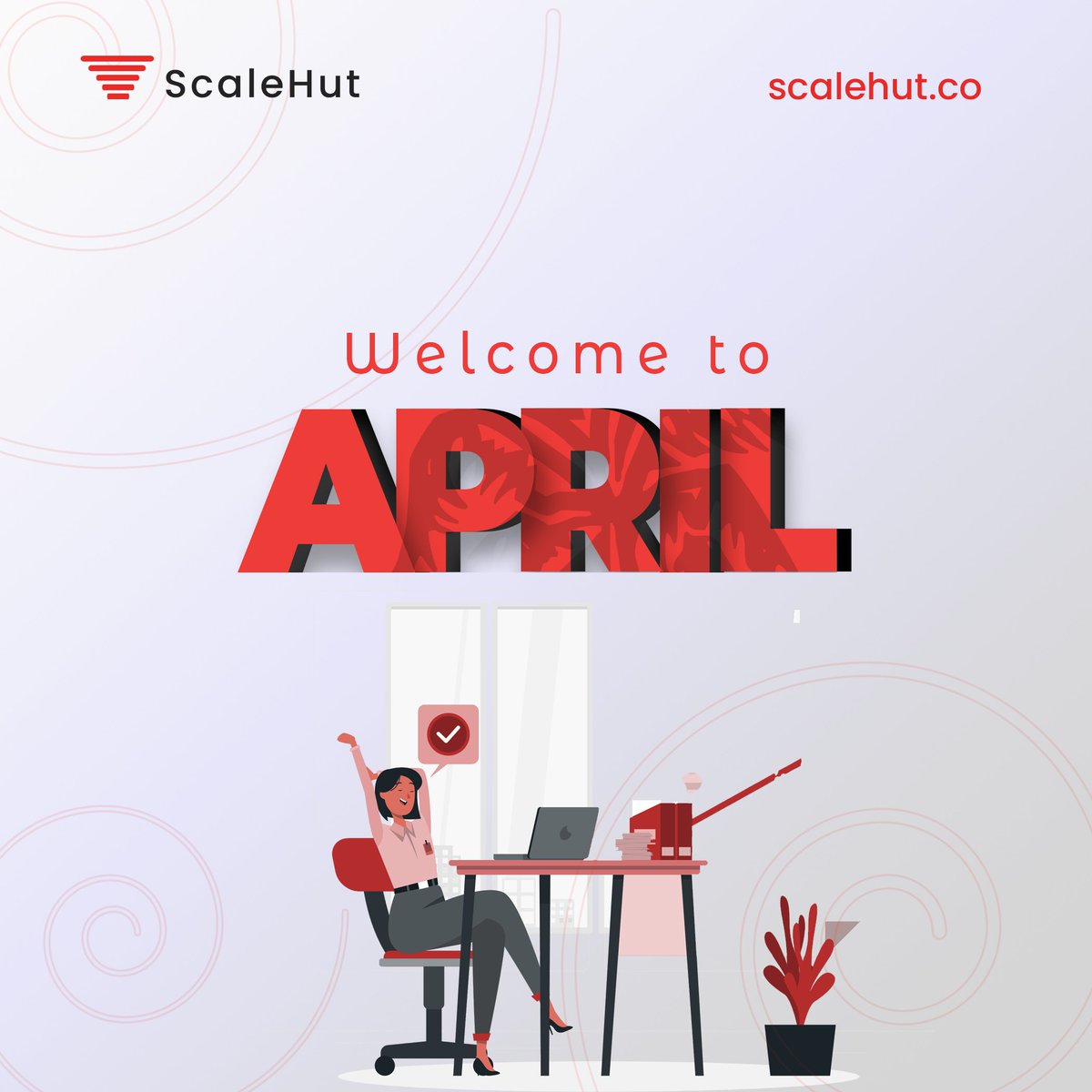 Illuxtra's tweet photo. Happy new month from all of us at #ScaleHut
#1stofApril #HappyNewMonth https://t.co/okpiYGztFB