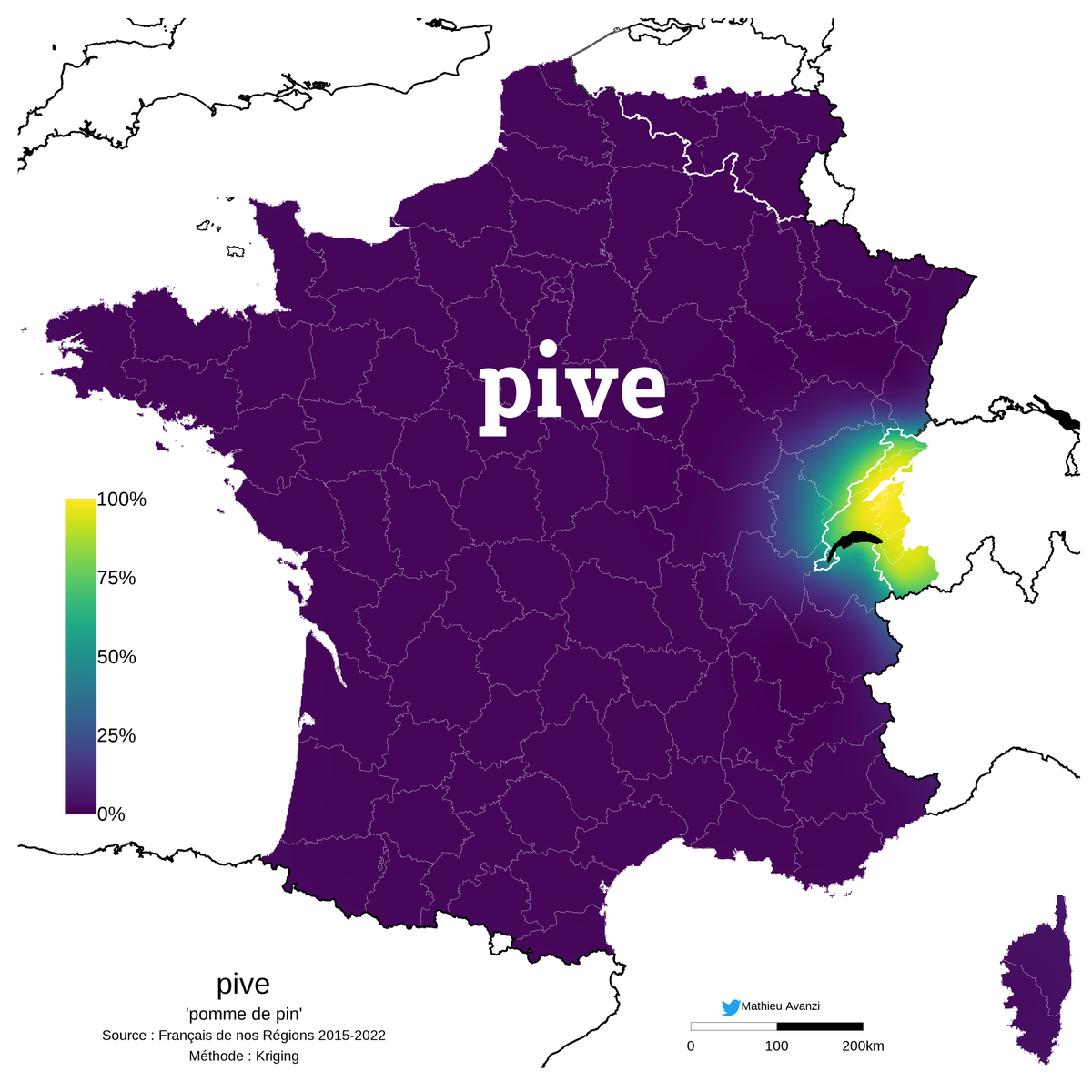 MathieuAvanzi's tweet photo. régionalismes romands qui débordent dans le Jura #pive : "pomme de pin ; #cheni : "poussière, détritus" https://t.co/4wxPGJV9GQ
