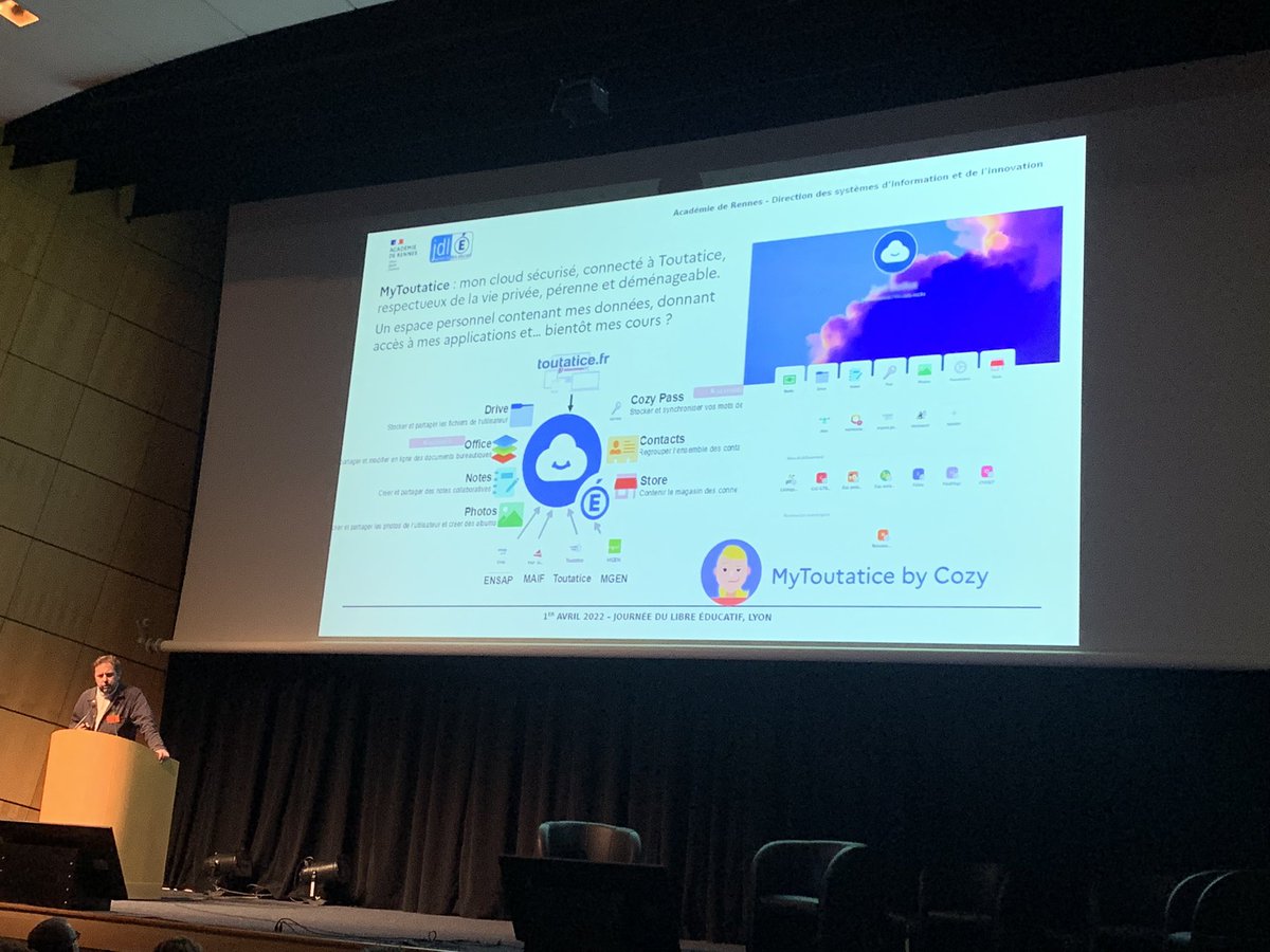 Stéphane Trainel (@stephanetrainel) on Twitter photo #JDLE2022 Deuxième coup de cœur ♥️ avec #MyToutatice un espace sécurisé pour les élèves, les parents et les enseignants pour leur faciliter les usages d’outils en gérant l’interopérabilité (et la souveraineté) des données #RGPD
<a href="/acrennes/">Académie de Rennes</a> <a href="/ocadamo/">Olivier Adam</a> #JDLE2022 Deuxième coup de cœur ♥️ avec #MyToutatice un espace sécurisé pour les élèves, les parents et les enseignants pour leur faciliter les usages d’outils en gérant l’interopérabilité (et la souveraineté) des données #RGPD
<a href="/acrennes/">Académie de Rennes</a> <a href="/ocadamo/">Olivier Adam</a>