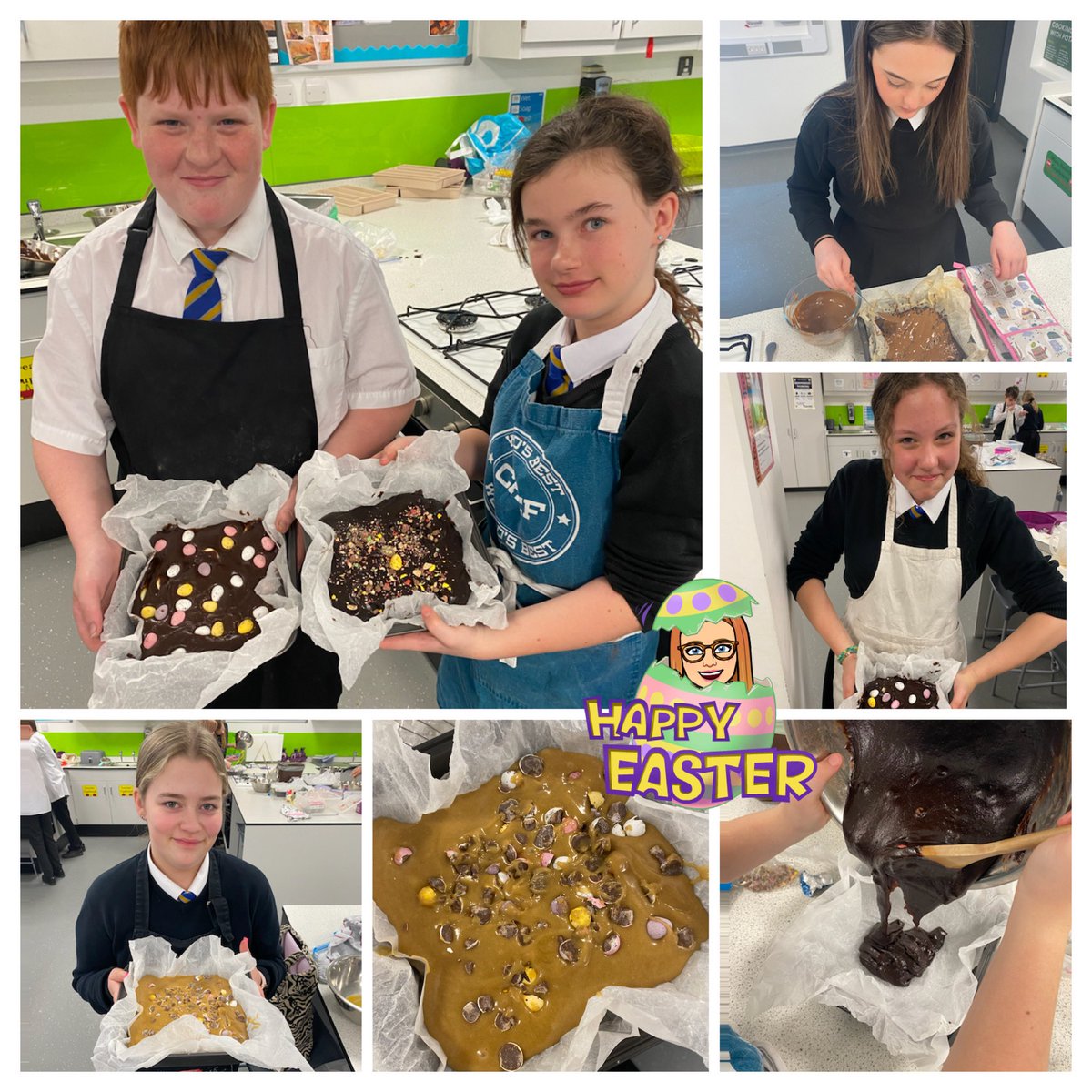 Whitmore_Food's tweet photo. When the staff come to the ๐ช to have a nose because 7Z2 have sent the smell of Brownies wafting through the school. Their Easter ๐ฃ brownies looked & tasted absolutely delicious. This gooey recipe is a must ๐คค @Caldicot_Sch @CaldicotY7 #dtchat #foodtech #teachfood #edudt https://t.co/O5BkhiKcHT