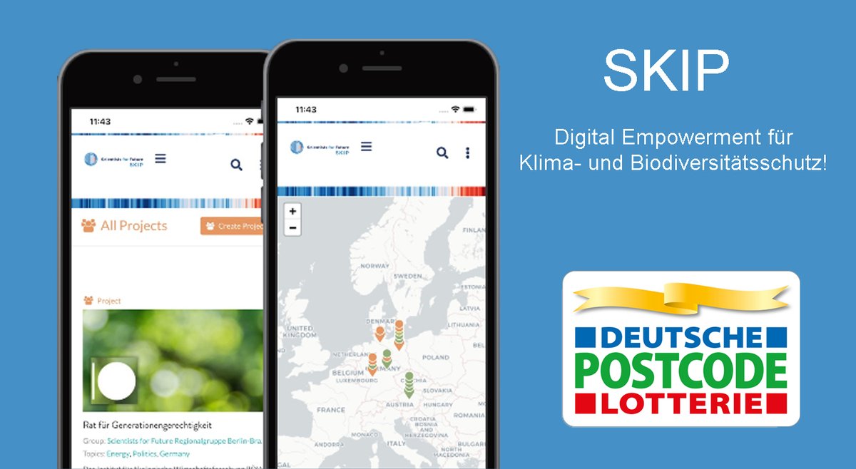 OrangUtansInNot's tweet photo. #Digital Empowerment für #Klima- und Biodiversitätsschutz! Dank der TeilnehmerInnen der @DPLotterie konnten wir gemeinsam mit @S4F_BeBb und  @Wechange_alot die #App und zugehörige Kommunikations- und #Informationsplattform SKIP erstellen. 🙏
#PostcodeEffekt #PostcodeLotterie https://t.co/8pwvDmgUIq