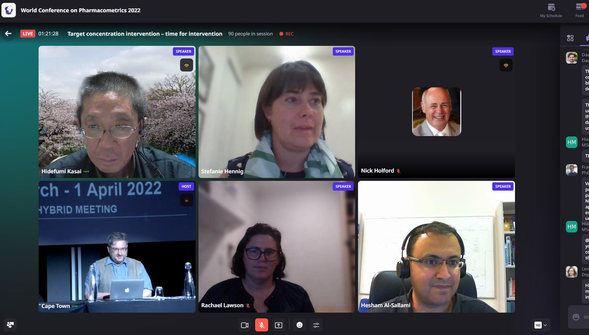 Enjoyed this session but wish I was there in person. Great work for all involved. <a href="/WCoP2022/">WCoP2022 - World Conference of Pharmacometrics</a> #CapeTown