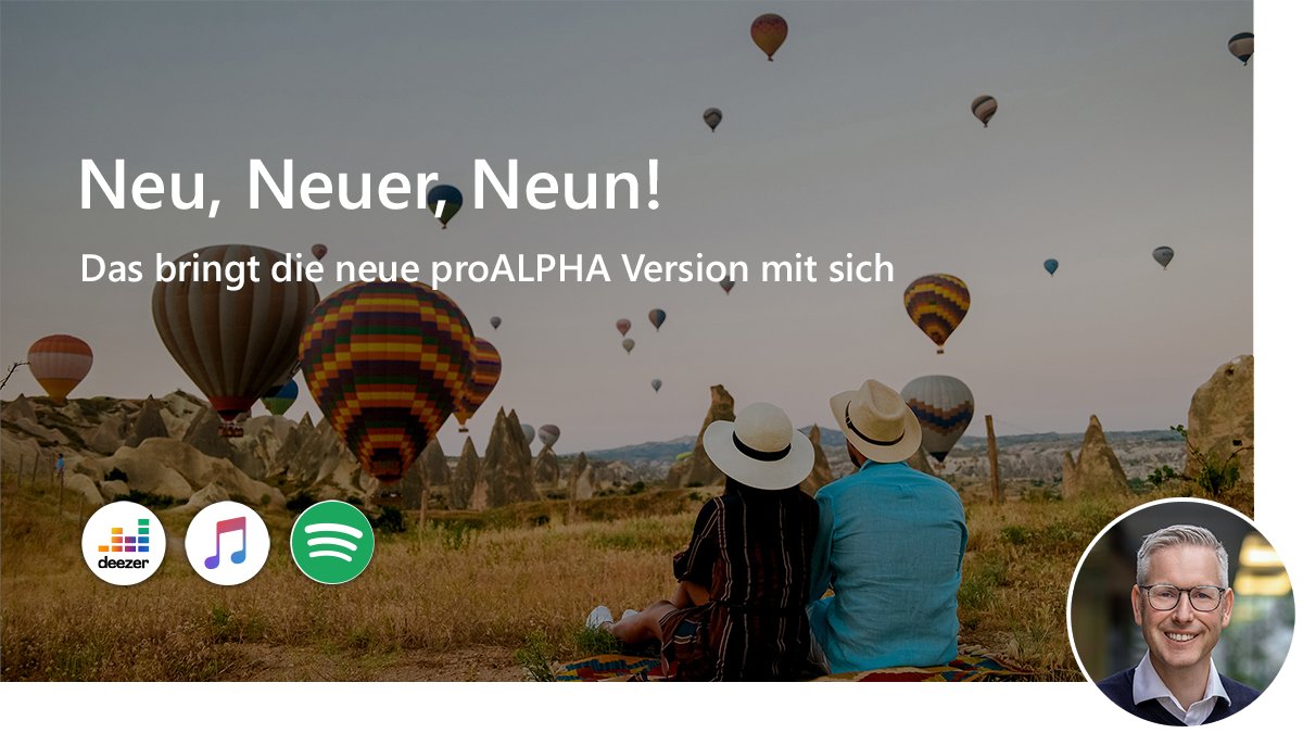 proALPHA's tweet photo. Es ist fast so weit: Die neue proALPHA Version 9 steht in den Startlöchern! Was sie alles kann, das erfahren Sie in unserer brandneuen Podcast-Episode mit dem Leiter unseres Produktmanagement Otmar Zewald: https://t.co/vK1gqpVjYW
#proalpha #erp #software #podcast #digitalgenial https://t.co/jfpFiqnPZx