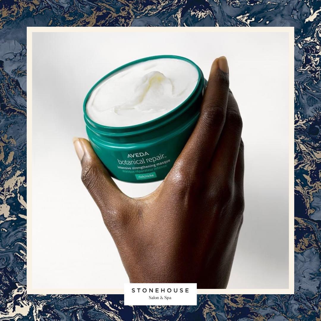 Introducing the Aveda Botanical Repair Intensive Strengthening Masque🌱💧

This amazing product is designed to deeply nourish &amp; it leaves your locks looking revitalised &amp; brimming with vitality✨ 

#stonehousesalonandspa #AvedaVegan #BotanicalRepair #wigansalon #HairCare #wigan