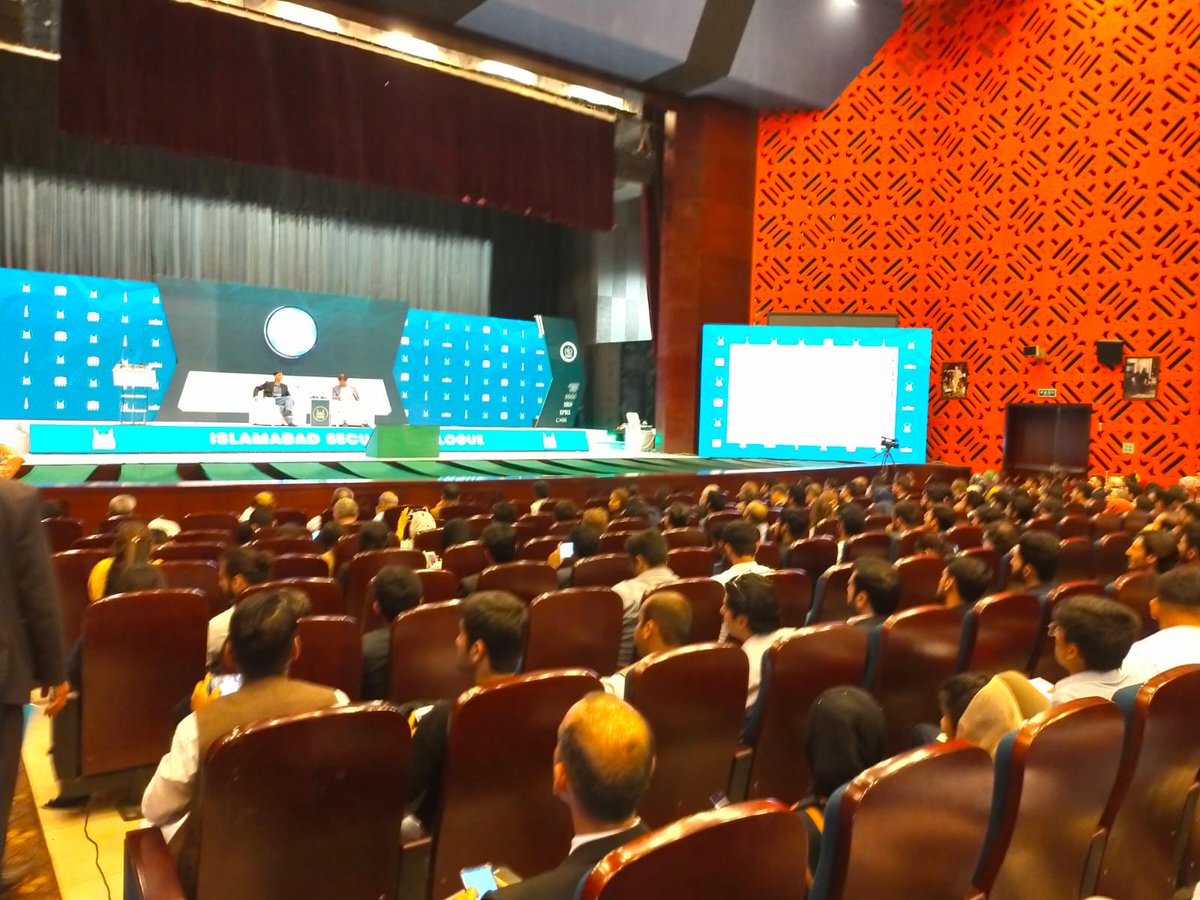 CassThinkers's tweet photo. STARTING NOW: What do #NSAs think is the meaning of #nationalsecurity #comprehensivesecurity? Is #AsianSecurity a misnomer? Do they see hope given how geopolitics keeps trumping geoeconomics?
National Security Advisors Forum hosted by Dr @YusufMoeed @IsbDialogue @SPPCPakistan https://t.co/LJCRPXf5g2