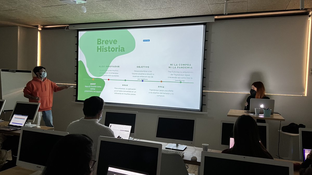 Nuestros #flúores <a href="/AlbertoMarpv/">Alberto Martín</a> y <a href="/voleigo/">Voleigo</a> nos han presentado hoy <a href="/thefork_es/">TheFork España</a> 🙌🎊 Súper interesante! 
#FluorescenceFriday ⚡️