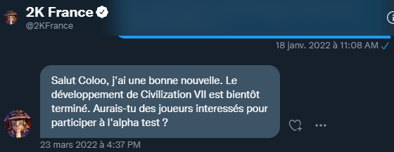 civfr's tweet photo. 👀Si vous êtes intéressés pour faire parti de l'aventure, merci d'écrire votre pseudo discord en réponse.
#civ7 #civVII #onemoreturn 
https://t.co/Jf4cR2j62m
Sélection dans deux semaines. ✅ https://t.co/2OrGTZGwoJ