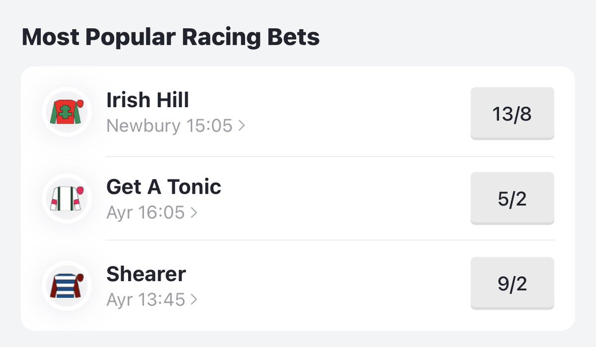 GetYourTipsOut's tweet image. What’s your best bet today?

#FlutterFriday #AprilFoolsDay