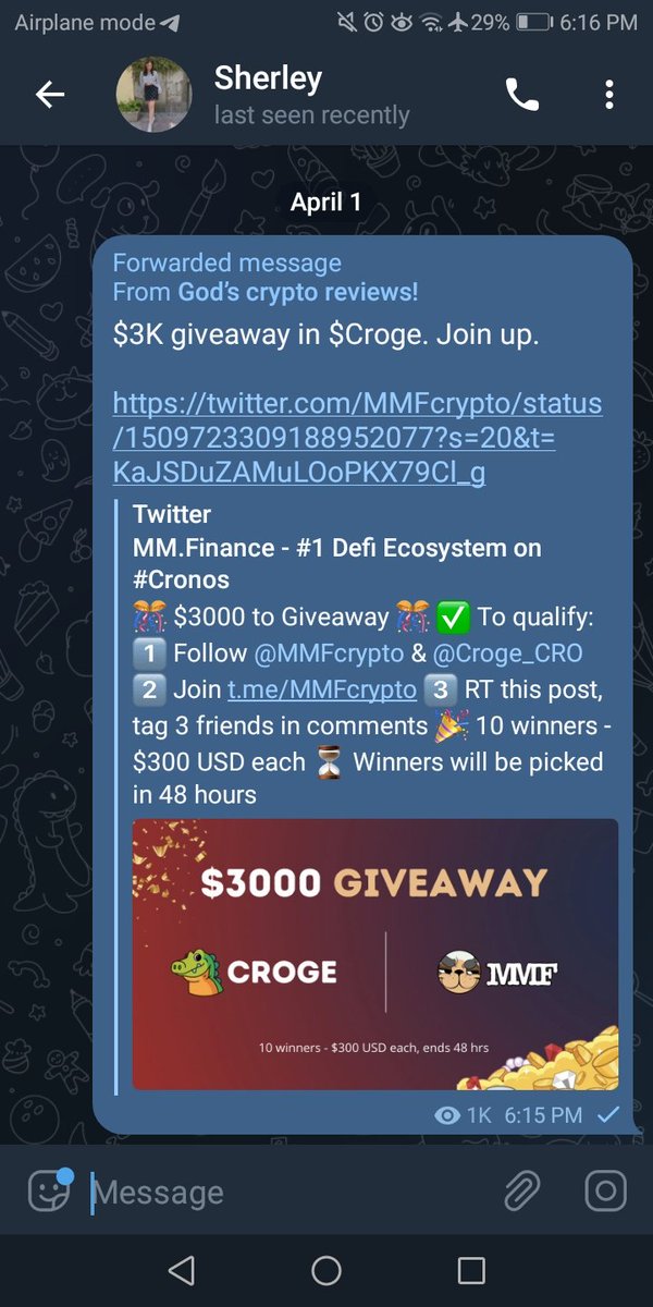 pan37591's tweet photo. @MMFcrypto @Croge_CRO done https://t.co/4MCyPa7xMC