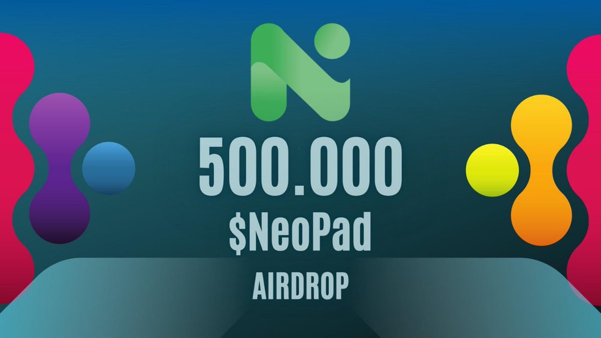 🔰 NeoPad Airdrop 
🎁 Reward Pool: 500,000 $NeoPad
👥 Referral: Top 100 Referrals
🧶 Rate: ⭐️⭐️⭐️⭐️⭐️
🗓 Distribution Date: 21st May, 2022

📚 Airdrop Link: t.me/NeoPadAirdropB…

📡 Website: neopad.space #AirdropRampage