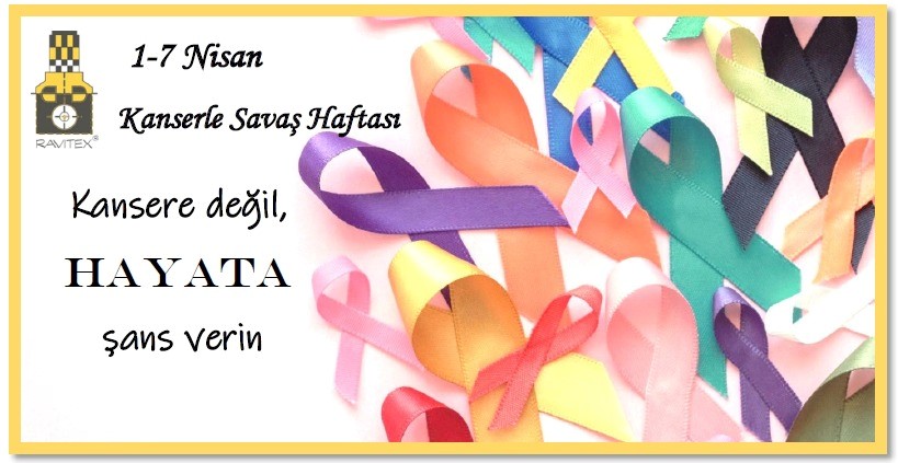 1-7 Nisan Kanserle Savaş Haftası. Erken teşhis hayat kurtarır... #kanserhaftasıfarkındalık #kanserlemücadele