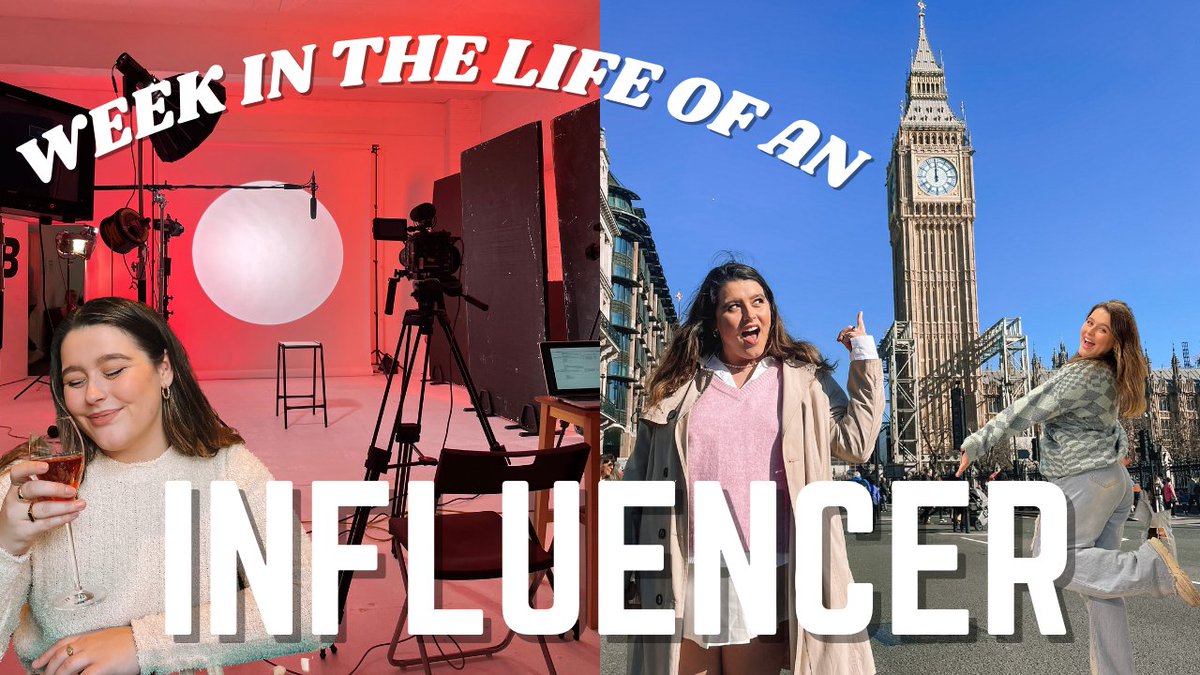 Some behind the scenes of life as an inFLuenZa | studio shoots, hate comments, working for brands and moreee | #influencer #weeklyvlog | youtu.be/ZvquIdvr9ag