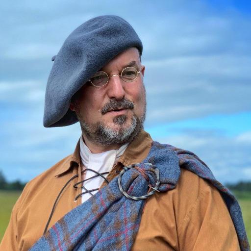 Meet the Jacobite, aka 'Andy of the Knees' (according to our followers, that is). Half of the tour guiding duo of Andy &amp; Di Nicholson. #outlander #outlandertour #outlandertourscotland