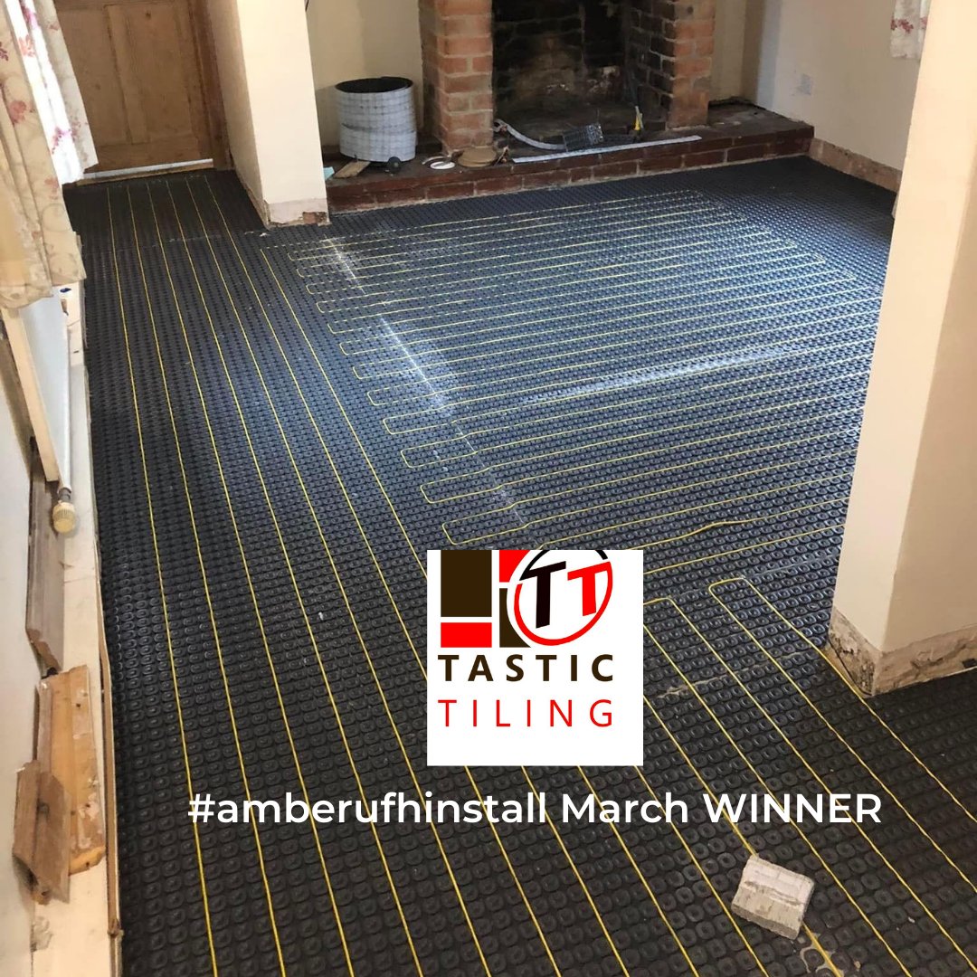 Amber_ufh's tweet photo. 🎉🎉🎉 CONGRATULATIONS to @TasticTiling you're a WINNER!

It's no April Fools!
Great install picture, a bundle of goodies is on it's way to you!

#amberufh #amnerunderfloorheating https://t.co/BrwZVpkEK0