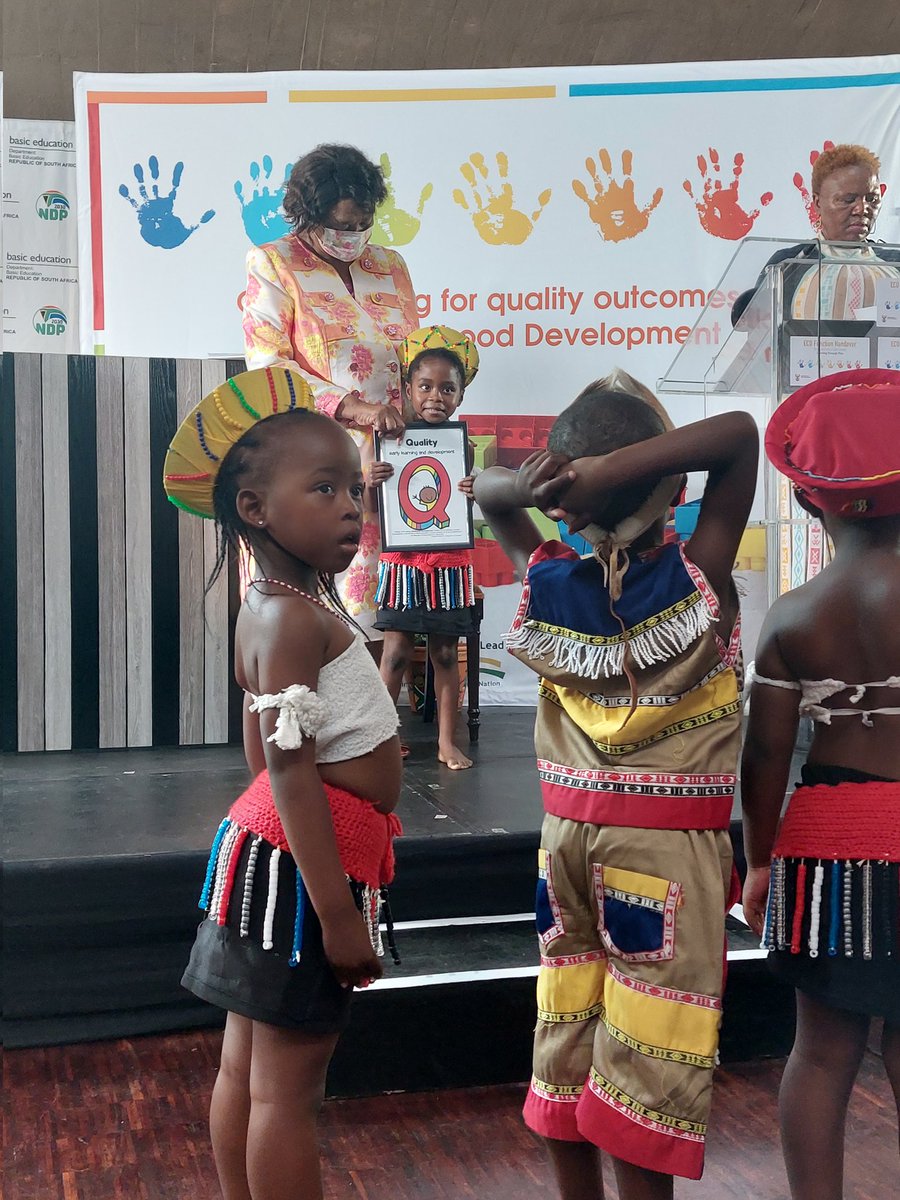 DBE_SA's tweet photo. The symbolic hand-over of the #ECDFunction has been done. All administrative processes and milestones have already been met to ensure a seamless transition.
From today the DBE is responsible to support, subsidise and regulate ECD programmes. https://t.co/tFIuVt0GXz