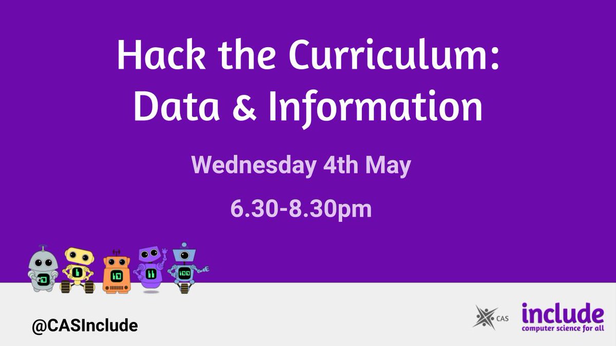 CASinclude's tweet photo. Have you seen our glossary to support learners when teaching programming in Primary Computing? https://t.co/bN4Qk3bH2B Want to help create one for Data & Information? Come to our next event on 4/5/22: https://t.co/dWgQM4GnUJ
#CS4all #HackTheCurric #Inclusion #CASChat @compatsch https://t.co/ANNqrdfQyG