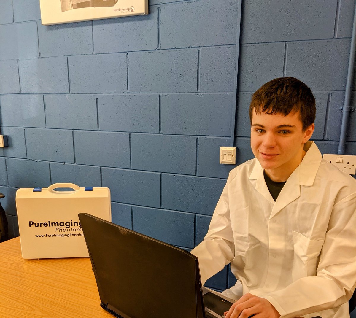 PureImaging's tweet photo. A warm welcome to our newest #TeamMember, Ben! Ben has joined our #Production team with a wealth of experience. We are excited to have him on board! 

#xray #nhs #medicalimaging #mri #ct #medicalphysics #pureimagingphantoms https://t.co/kRhS35f3xd