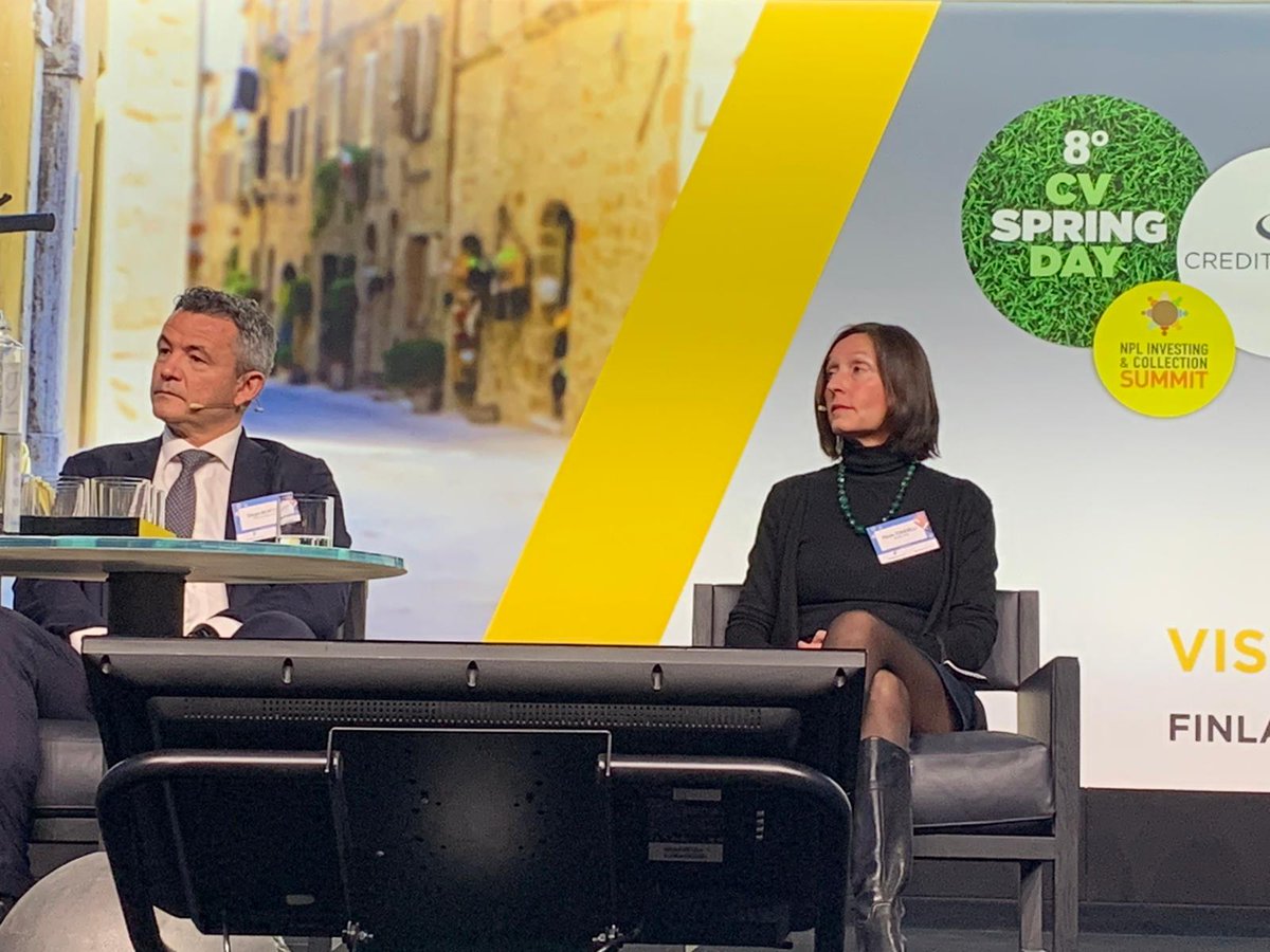 illimitybank's tweet photo. Al #CvSpringDay di @CreditVillageCV  @PaolaTondelli ha parlato dei nuovi modelli di investimento e financing. In un mercato così diversificato come quello degli NPE è essenziale conoscere gli strumenti e i modelli a disposizione per far fronte alle richieste degli investitori https://t.co/faJYp2YcGu