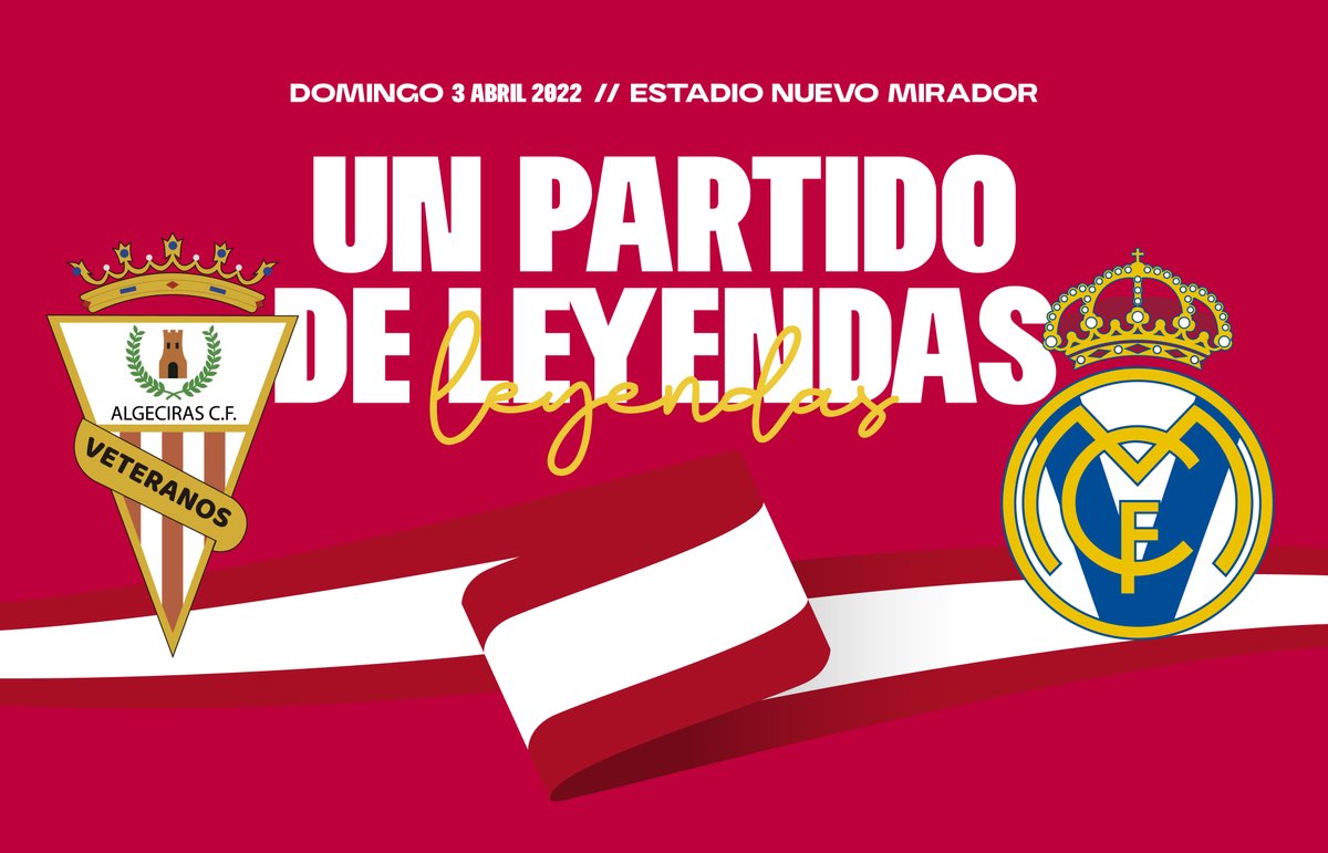 ENTRADAS 🆚 <a href="/VeteranosRM/">Veteranos Realmadrid</a>

❌ Mañana las taquillas del estadio permanecerán cerradas.

✅ También puedes comprar tu entrada para el domingo en Fútbol Emotion Algeciras y online.

🎟  bit.ly/vsMadridVetera…

ℹ️ El domingo las taquillas permanecerán abiertas de 10 a 12.