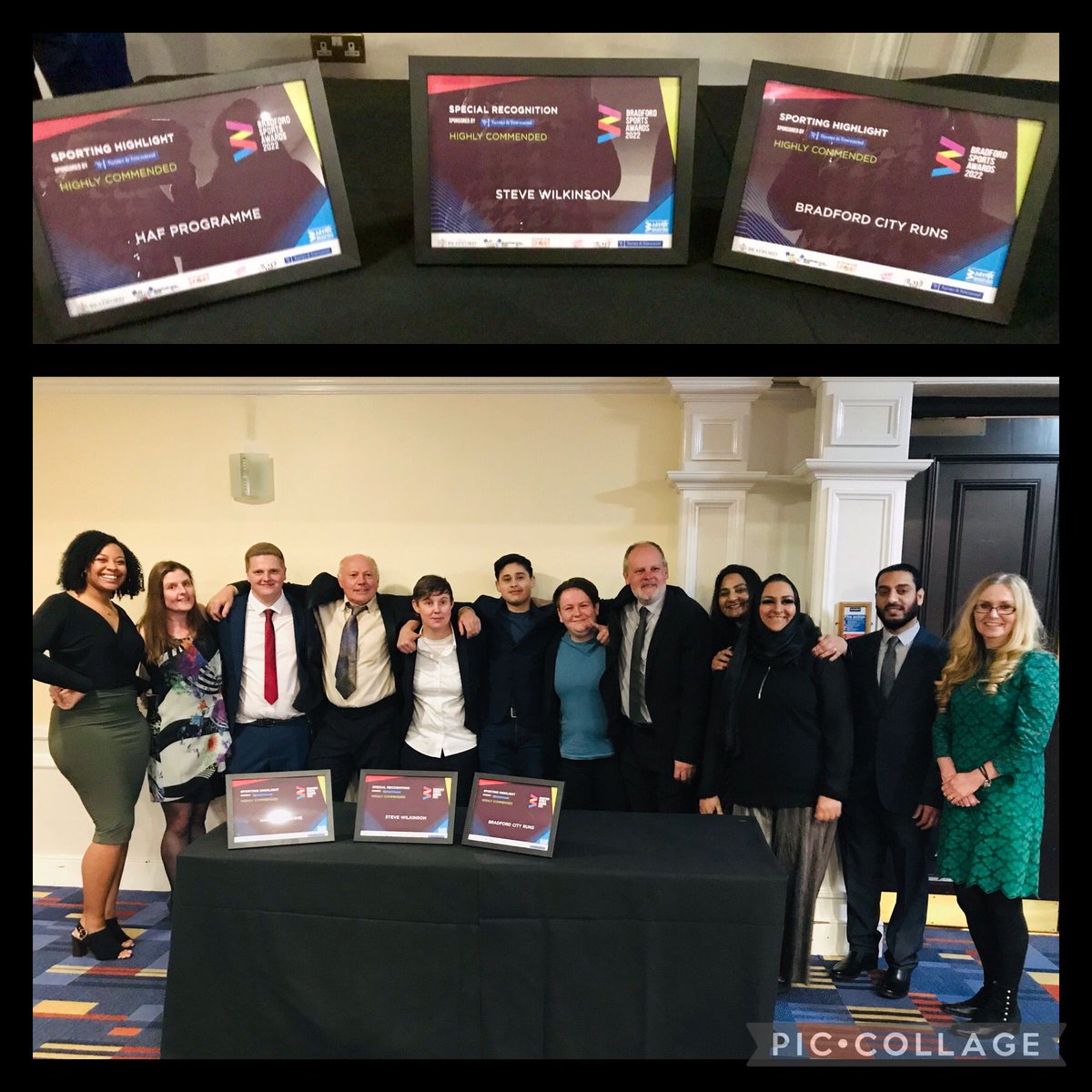 PaulEvo73's tweet photo. Great night at the @Active_Bradford sports awards. Well done to everyone recognised. Big thanks again to all partners who made the @bradfordmdc @BDCityRuns &amp; #HAF2021 #SummerOfFun events a success 👏 
@MyLivingWell1 @DoeParkWAC @Play_Bradford @zareenabano7 @JoinUsMovePlay #BSA22 https://t.co/M1BmodAEsS