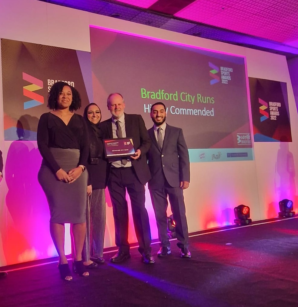 PaulEvo73's tweet photo. Great night at the @Active_Bradford sports awards. Well done to everyone recognised. Big thanks again to all partners who made the @bradfordmdc @BDCityRuns &amp; #HAF2021 #SummerOfFun events a success 👏 
@MyLivingWell1 @DoeParkWAC @Play_Bradford @zareenabano7 @JoinUsMovePlay #BSA22 https://t.co/M1BmodAEsS
