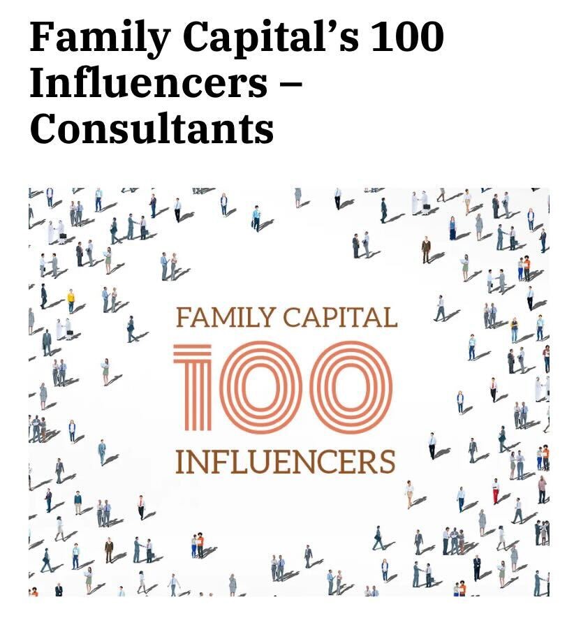 🗣️We're delighted to share that our CEO, Alexis du Roy de Blicquy, was this week recognised for the second time by @FamCap in their top 💯 Influencers - Consultants!

Read more: famcap.com

#influencers #familybusiness #FamCamp