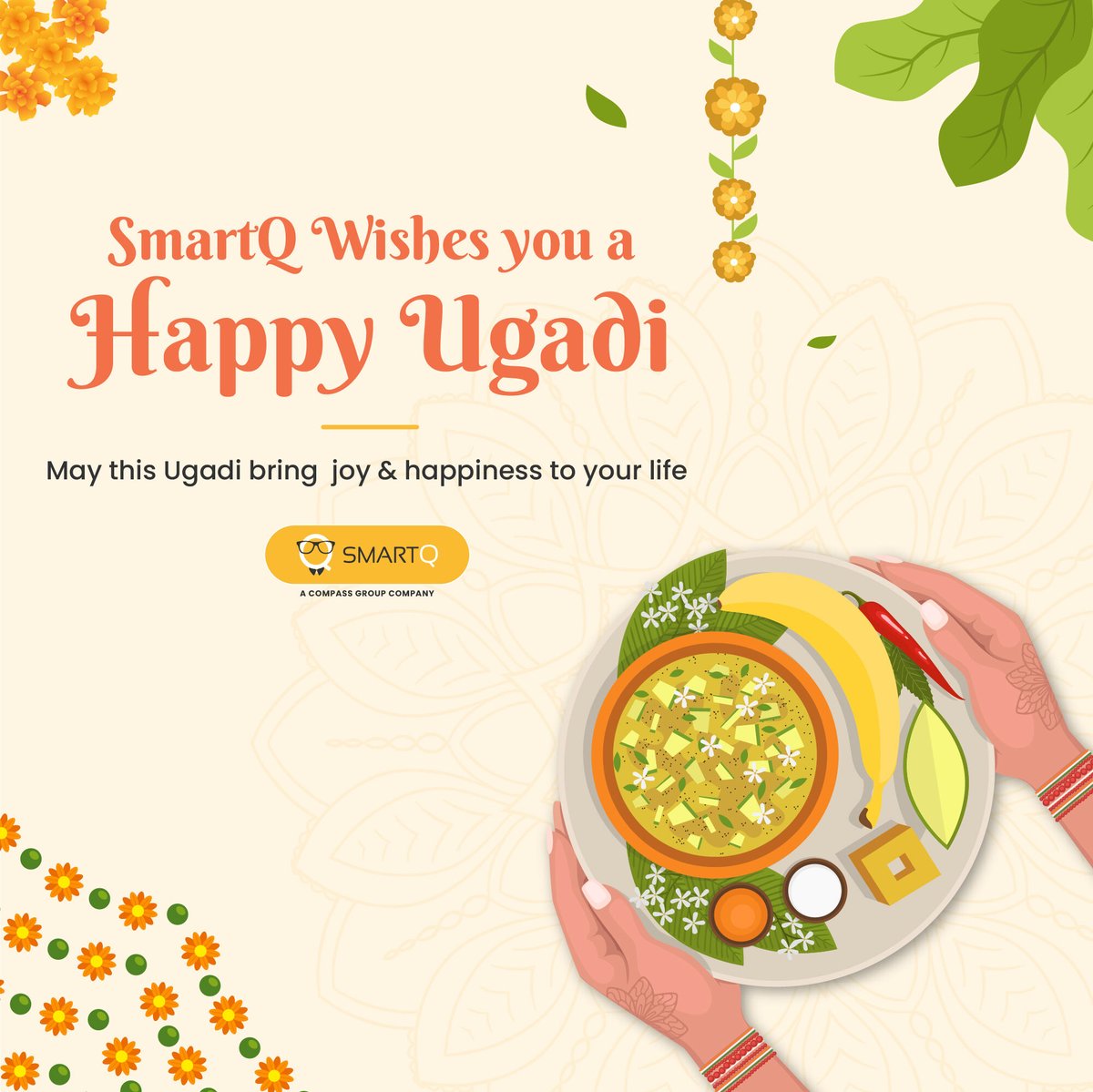 theSmartQ's tweet photo. May this Ugadi bring you a new spirit, a new beginning and new prosperity. The SmartQ family wishes you joy, health, wealth and good luck throughout the year! Wishing you a very happy Ugadi!

#ugadi #wishing #ugadispecial #ugadi2022 #ugadifestival #ugadiwishes #SmartQ https://t.co/VV0CjIXmVc