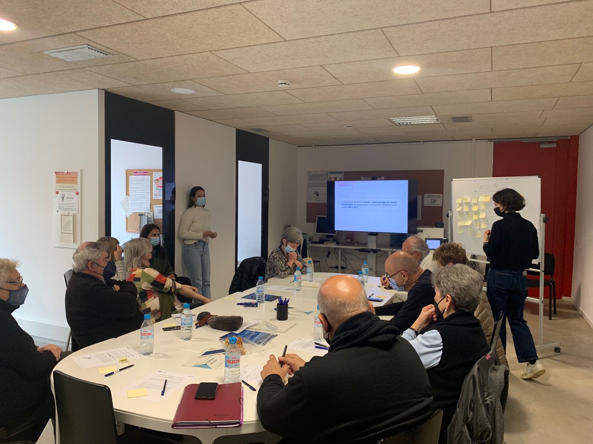 ℹ️ Ahir a Castellar del Vallès, 4t taller de generació d'idees  entre la gent gran per donar resposta als reptes de #envellimentactiu 👉'El disseny i la innovació industrial al servei de l’envelliment actiu al Vallès', organitzat per l’Institut d’Investigació i Innovació <a href="/I3ptT/">Institut d'Investigació i Innovació Parc Taulí</a>💪