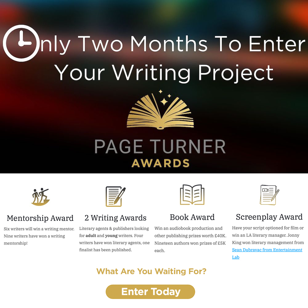With only two months to go, we're SUPER excited for all our entrants✍🏻 
Haven't entered yet? What are you waiting for 🤔 

Get your entry in front of our judges. Win 40K in prizes 🎁 

#pageturnerawards #writers #authors #author #writer #screenplay #screenwriter #screenwriting