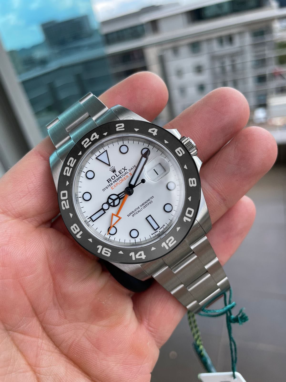 Rolex explorer 2 ceramic bezel discount