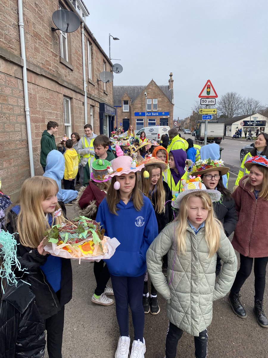 274 kids. Chatter. Easter bonnets. Church visit then village walk around. We’re back Muir of Ord and it’s heavenly! Thankyou for your support. Happy Easter. We made it. Aaaaaaand sleep zzzzzzzzzzz