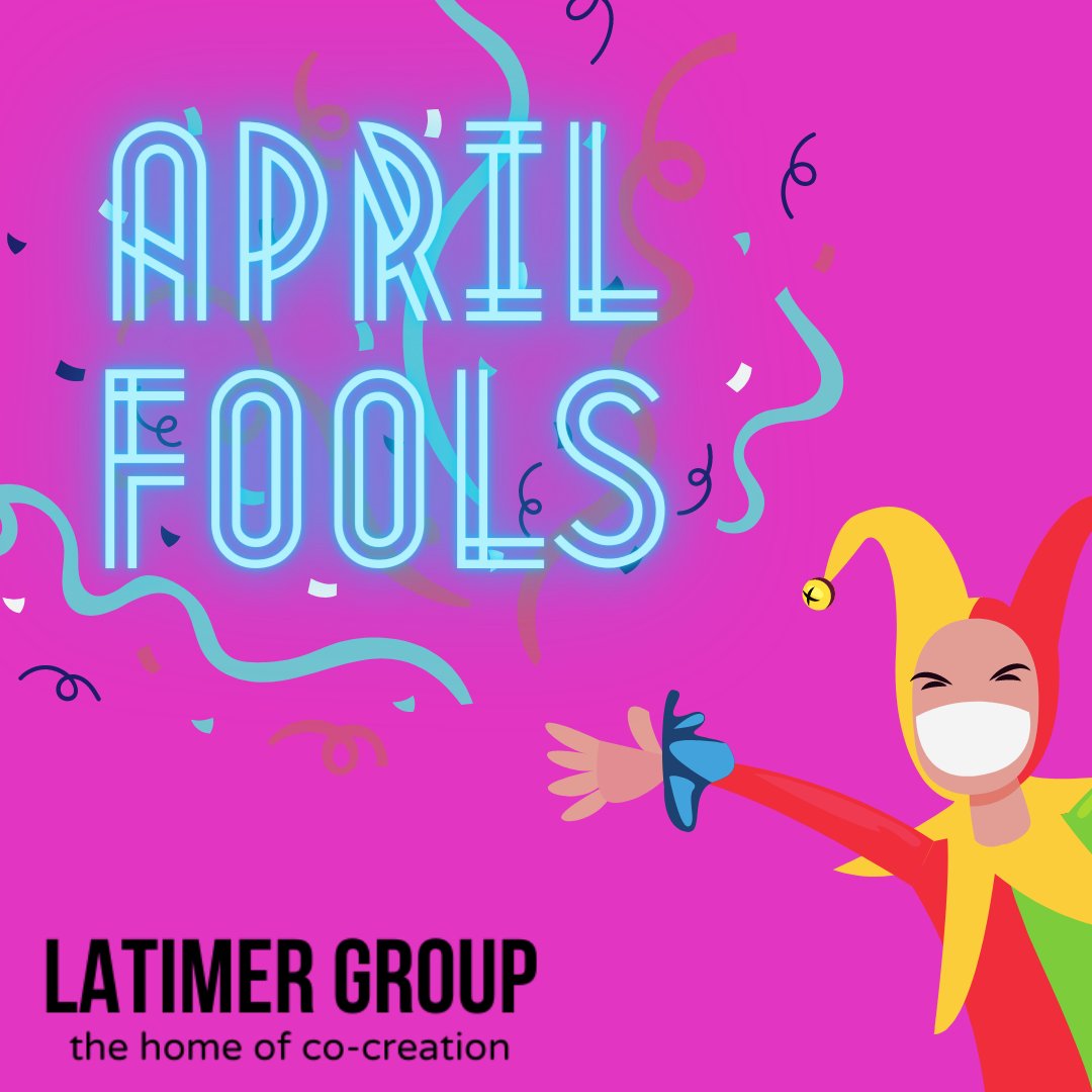 WeAreLatimer's tweet photo. Happy April Fool's Day from Latimer! Our new website is no joke! Visit today at https://t.co/gIyErOxaR9! 🎊 #aprilfools #website https://t.co/1xLq3NWNQ4