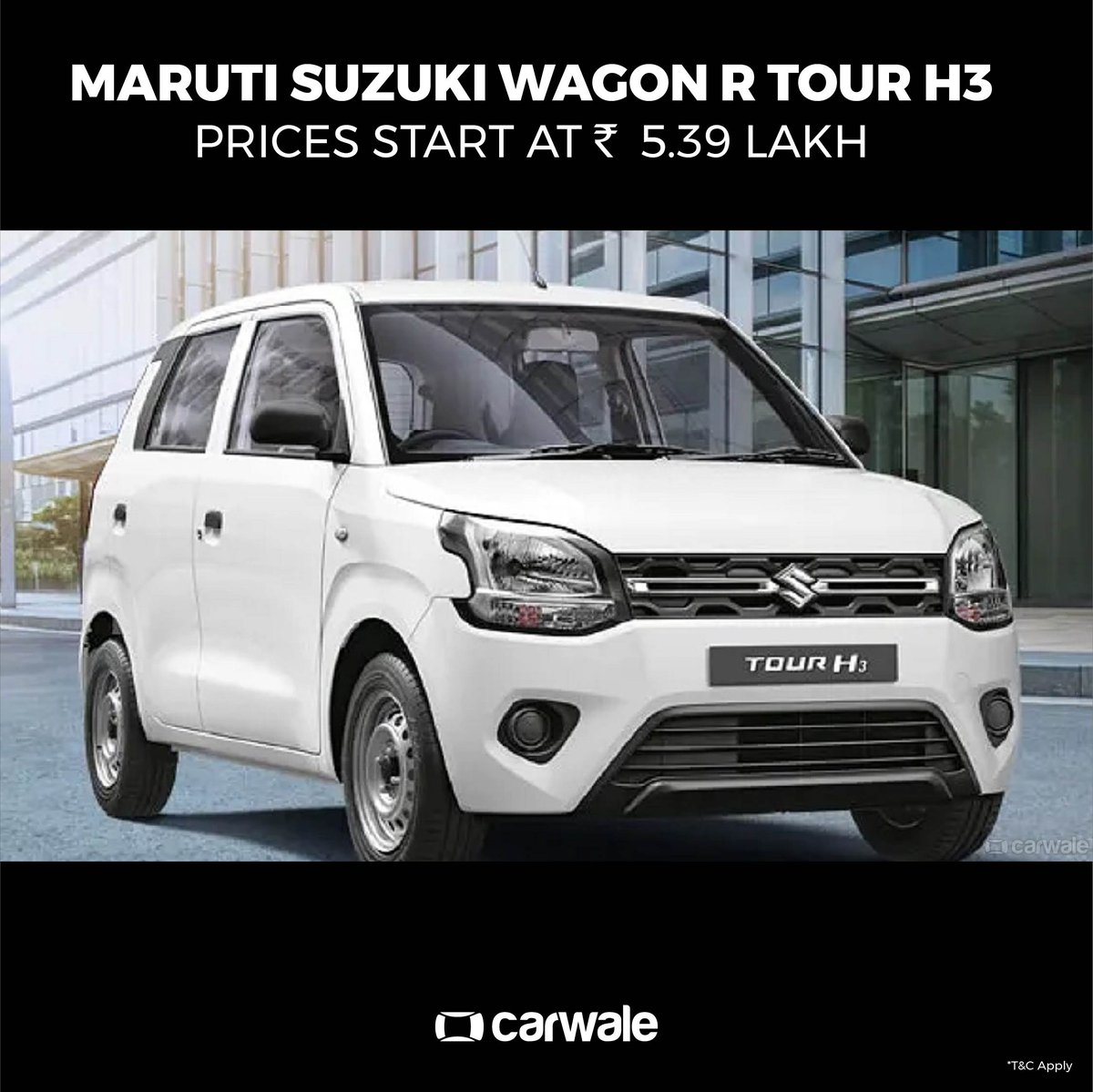 #MarutiSuzuki has introduced the updated Wagon R for the fleet market, known as the #TourH3. The new version is available in two variants, including petrol and CNG, priced at Rs 5.39 lakh and Rs 6.34 lakh (ex-showroom, Delhi).
Know more: bit.ly/3Dwc0BH

#CWNews #WagonR