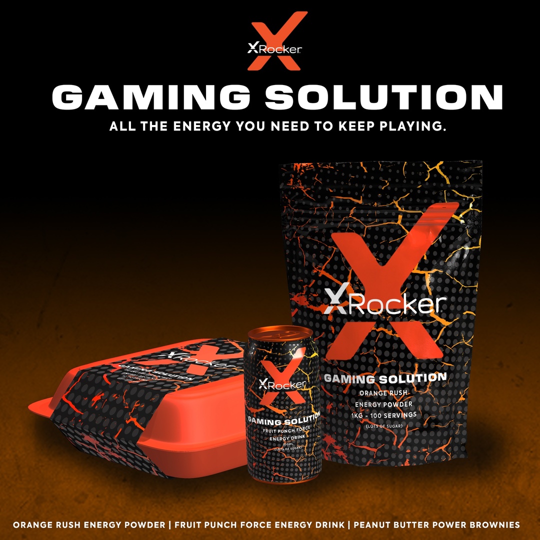 XRockerGaming's tweet photo. Go from 0-100, real quick. 

Intensify your focus with the new X Rocker Gaming Solution energy starter pack, a unique formula packed full of sugar designed specifically for esports athletes to stay in the game for longer.

Coming soon... 🤡 https://t.co/gsqEnREFNb