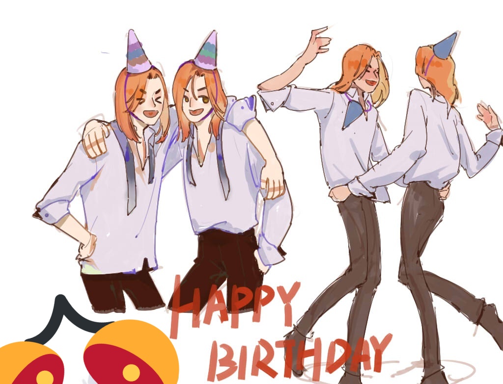 AjftMw's tweet photo. #Weasleytwins Happy birthday to the character🎂 https://t.co/PVViSjCfDi