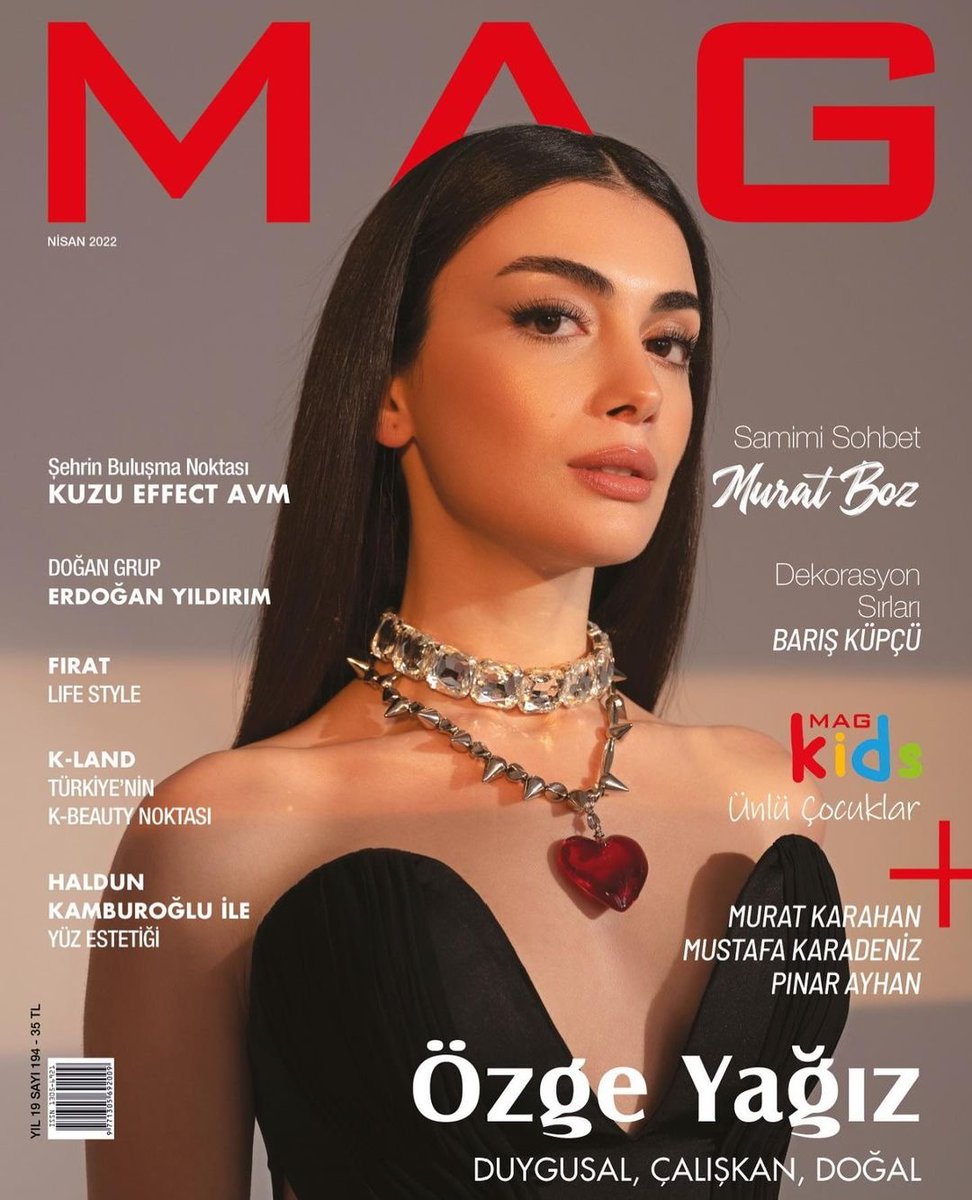 MAG Nisan #ÖzgeYağız kapağı ❤️‍🔥