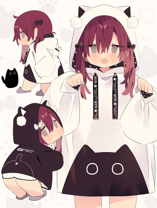 Favoriteさま(@Favorite_Onepi)とのコラボでにゃんこパーカーをデザインさせて頂きました🐈

一定数のご予約で生産決定となります。
何卒…!

▽ご予約ページ
https://t.co/0JPZO0keC8 