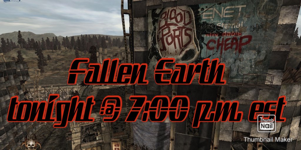InfluxAPEX's tweet photo. Wasteland meetup and grindage tonight, join us https://t.co/kO3O5DLDZ9
#TwitchStreamers #FallenEarth #AFamilyAffair #Wasteland #craftnstab https://t.co/0WdyJjNCxr