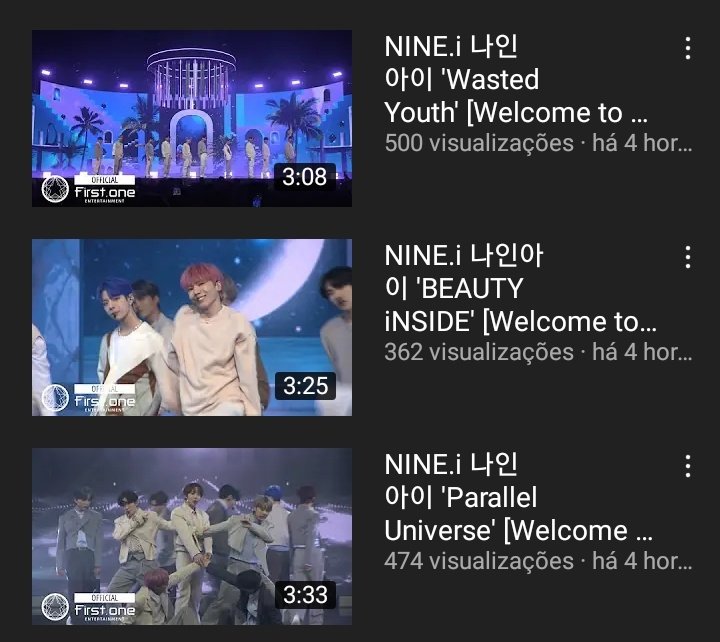 nine_ibrasil's tweet photo. 📺| #INFO 01.04.22

Os stages do showcase já estão disponíveis no canal oficial do NINE.i

#NINEi #나인아이
#NEW_WORLD #Parallel_Universe https://t.co/AbZHanwc82