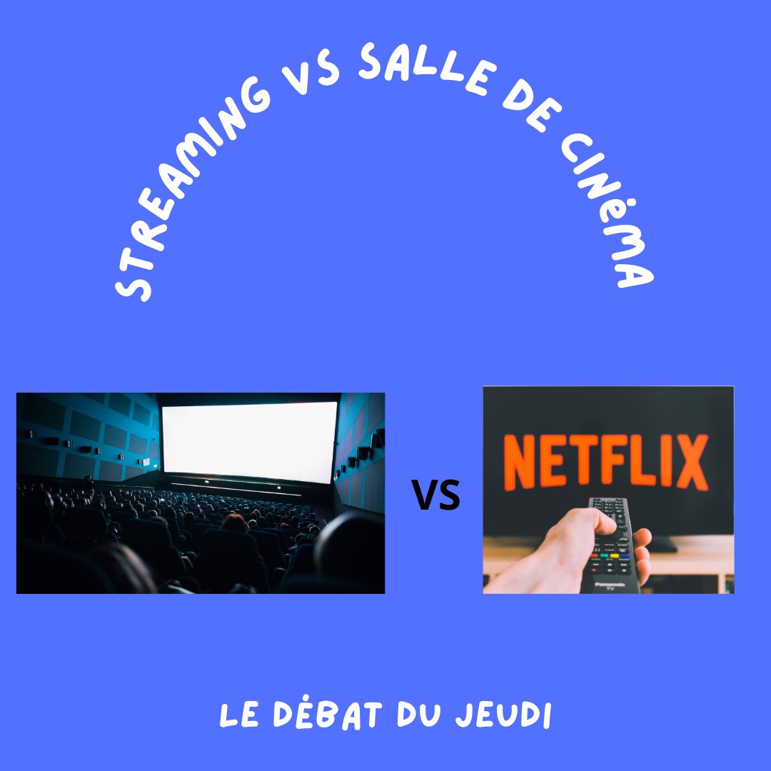 in__debate's tweet photo. Les films en streaming mieux qu'au cinéma ?
Le streaming possède une offre infinie de films. Donc il est possible de voir n’importe quel film. Mais le cinéma reste le cinéma.
#cinéma #débat #streaming #associationétudiante #écoledecommerce #accessibilité #culture #7èmeart https://t.co/P48OaTfVzG