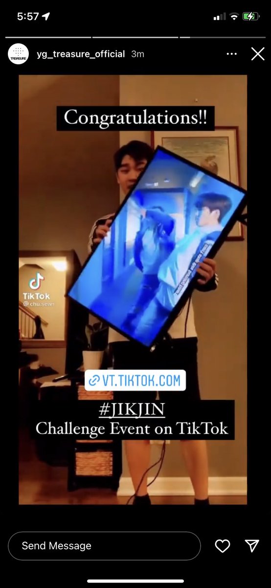 seanbaenim's tweet photo. I MADE IT ONTO TREASURE’s INSTAGRAM STORY AND I WON? OMFGGGG 

#TREASURE @treasuremembers @ygent_official https://t.co/xUUZ5PLm2h