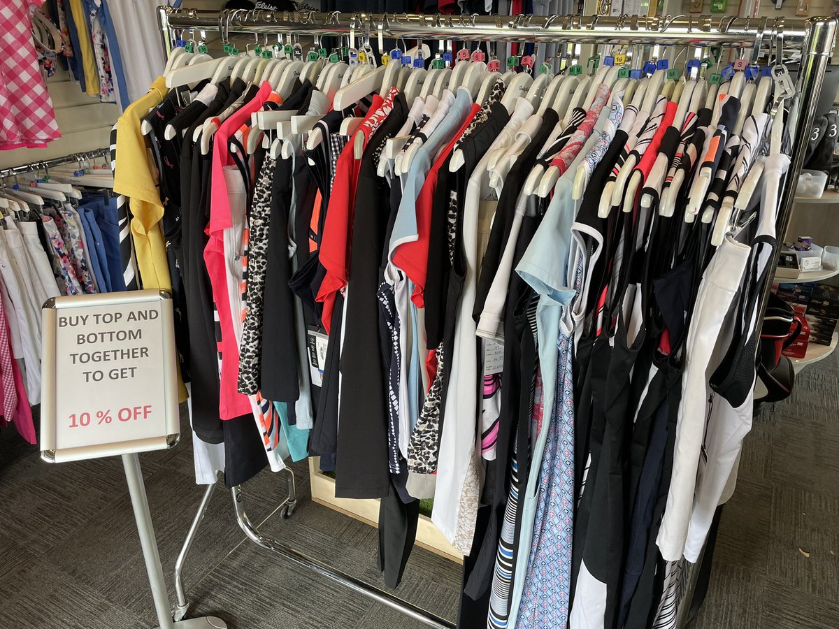 rboothgolf's tweet image. Loads of fabulous ladies clothing here at Hale GC Pro Shop but for 1 week only…. So don’t waste any time in hot footing it down here!! @Golfingchix #ladiesgolf