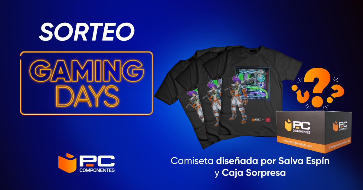 🎮¡SORTEAZO GAMER!🎮 3⃣ganadores

👾 Celebramos los Gaming Days sorteando una CAJA SORPRESA y 3 camisetas Edición Limitada by <a href="/SalvaEspin/">Salva Espin</a>

🕹️ RT🔃 y sigue a <a href="/pccomponentes/">PcComponentes</a> 
🕹️ Comenta LAS VECES QUE QUIERAS con #GamingDaysPcComponentes diciendo qué premio gaming quieres en la caja