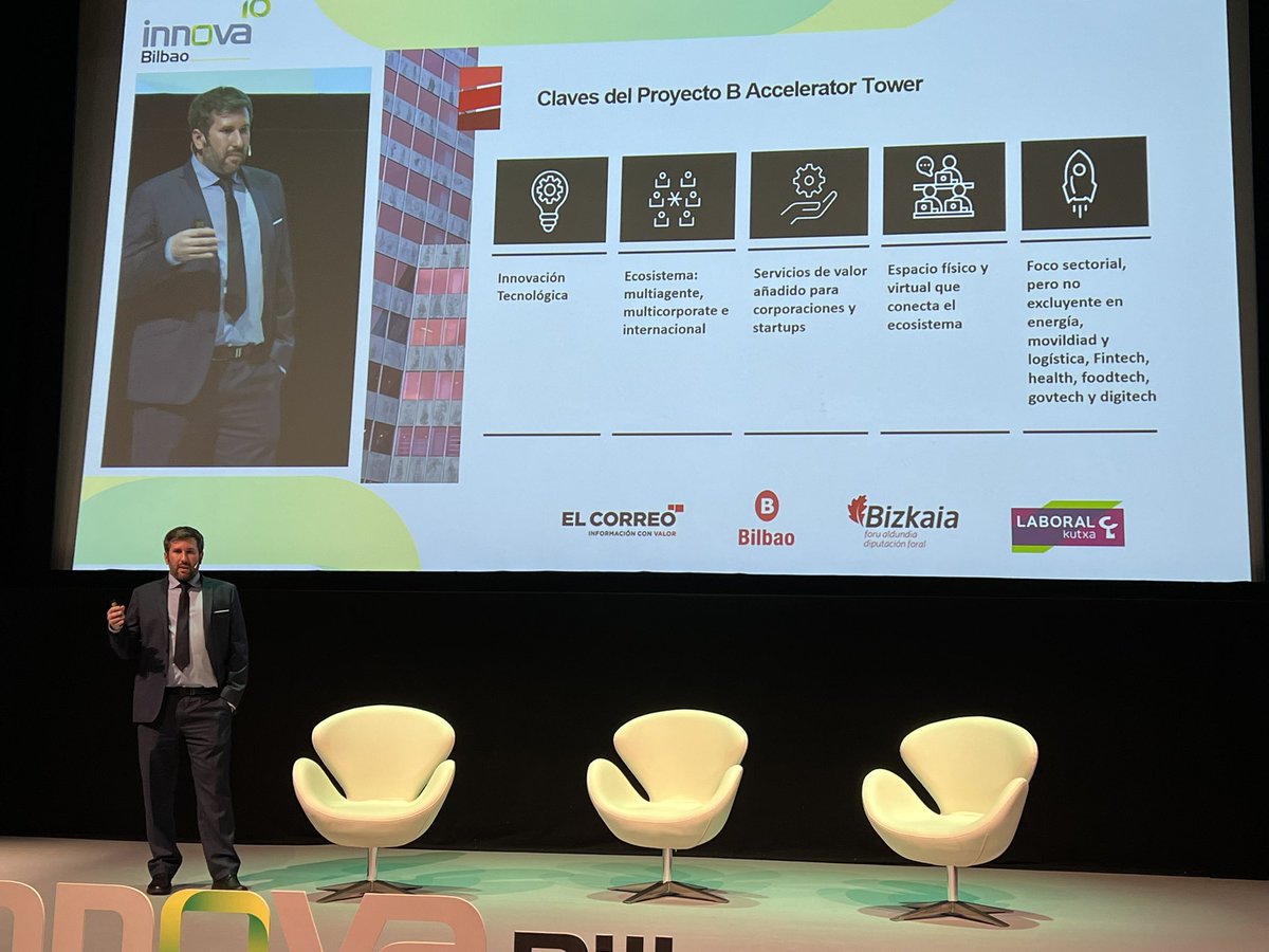 #Innovación, emprendimiento avanzado, conociendo las claves  del Proyecto B Accelerator Tower en la Torre Bizkaia en #Innobi22