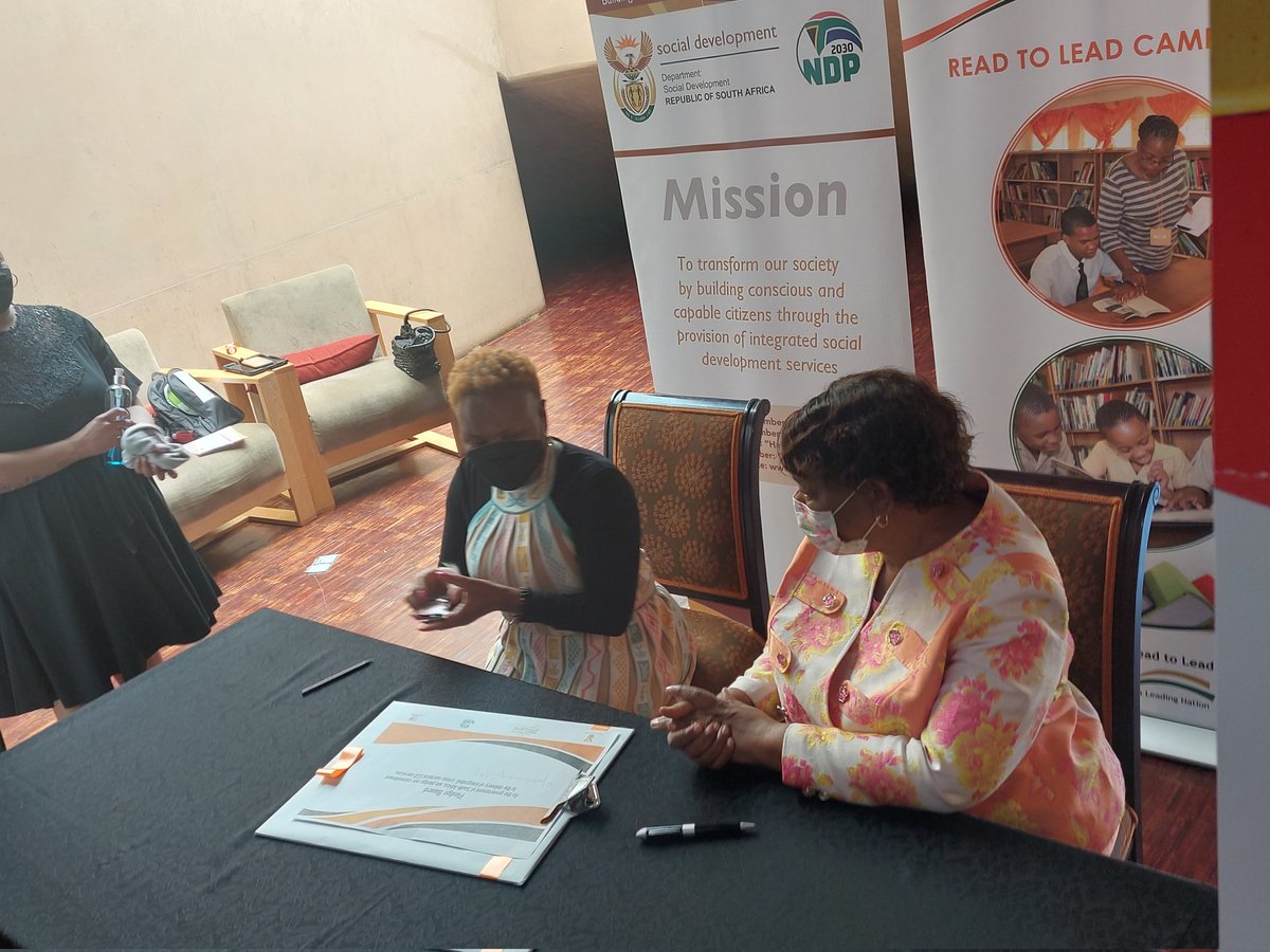 qualilearn's tweet photo. DBE_SA: Ministers Motshekga and Zulu have signed a pledge committing their respective ministries to the achievement of quality outcomes in the #ECDFunction. https://t.co/JlceBuUJz4