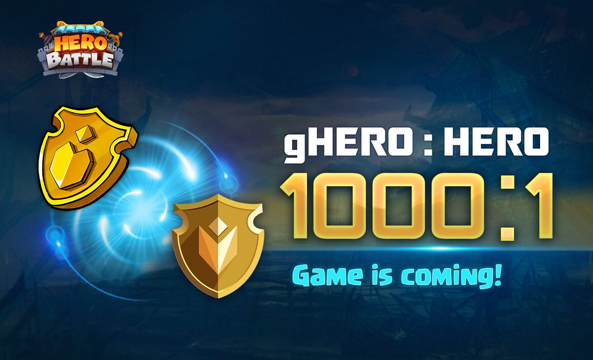 #gHERO is HeroBattle's in-game token and can only be used in-game.

Players can use #gHERO to purchase various props and resources in the game, and speed up the level of heroes.

#GameFi #P2E #P2EGame #NFT #BSCGems